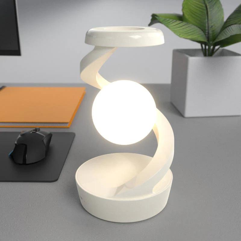 Levitating Moon Lamp Gesture Control & Wireless Charging - Image 7