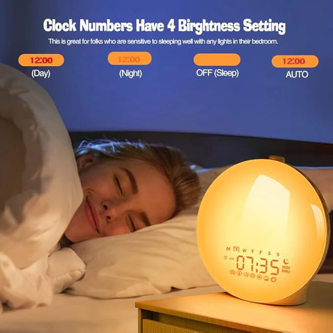 Light Alarm Clock With Nature Sounds - Image 4