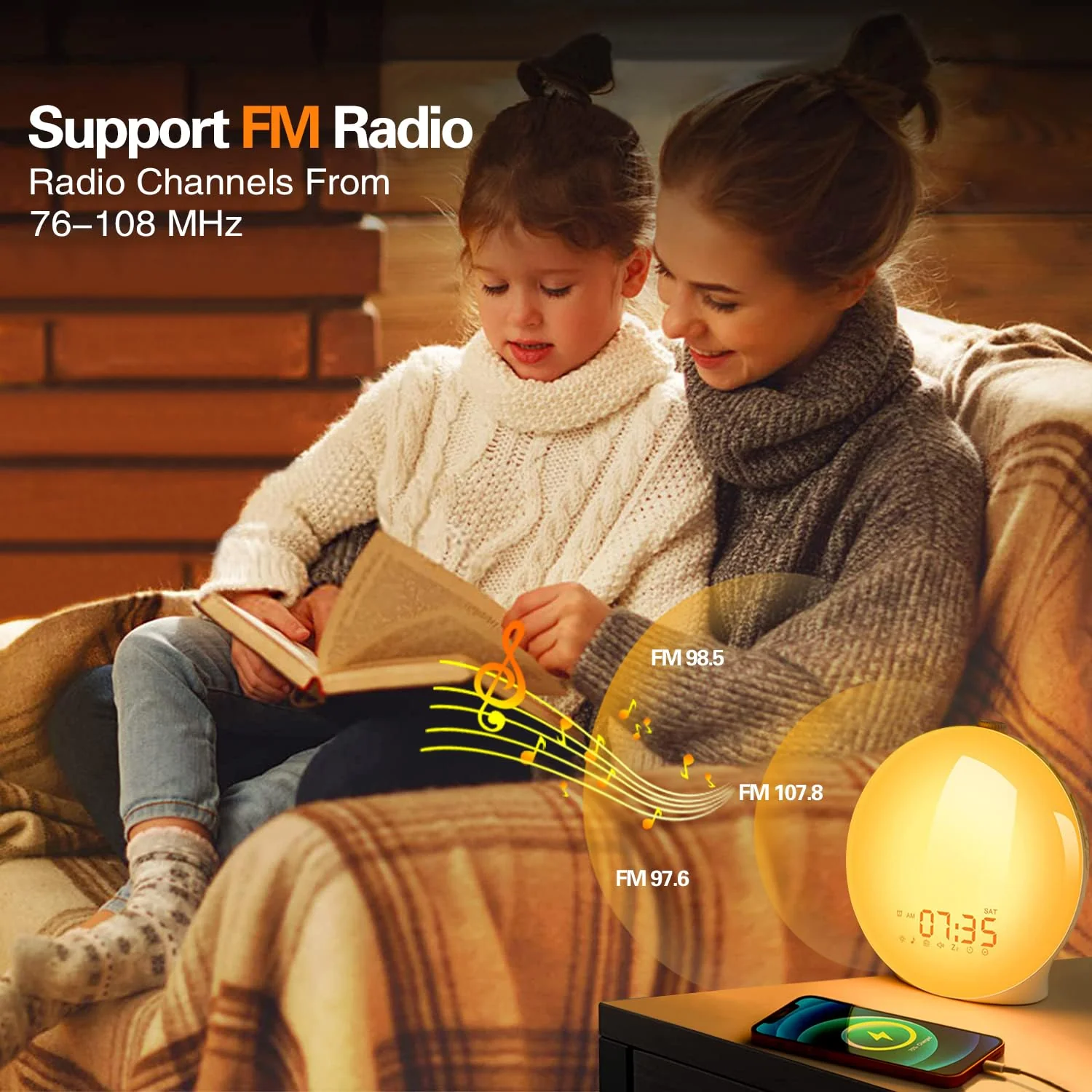 Light Alarm Clock With Nature Sounds - Image 5