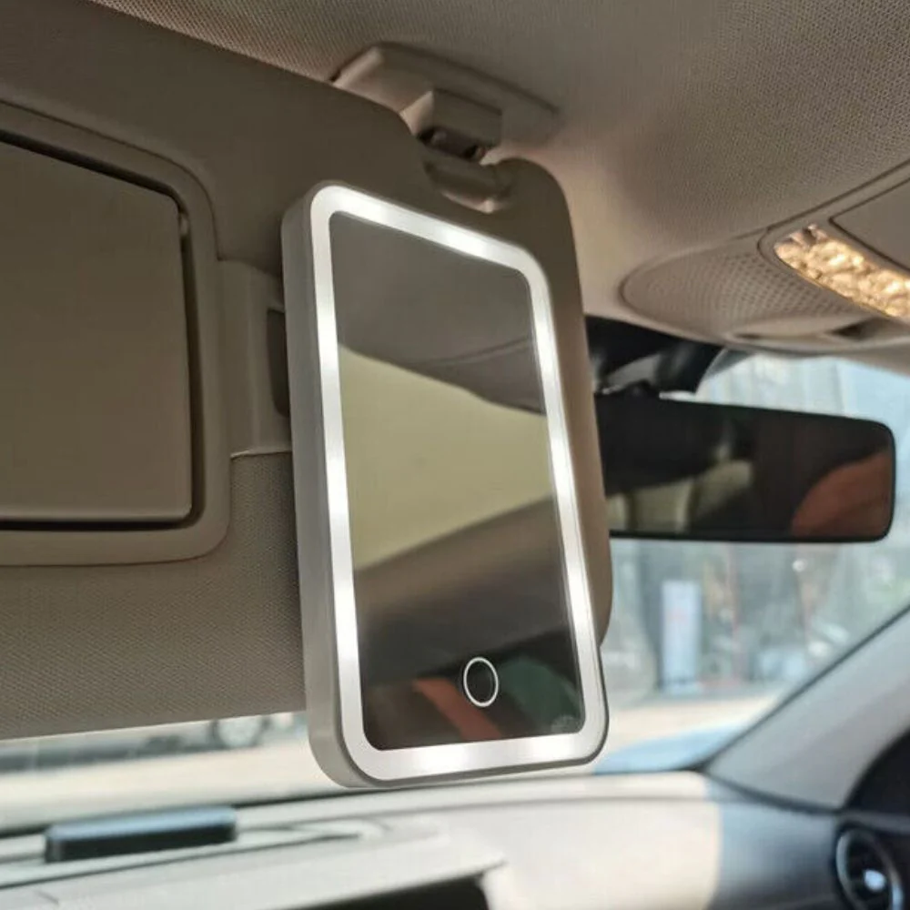 Light Up LED Car Vanity Mirror Attachment - Image 5