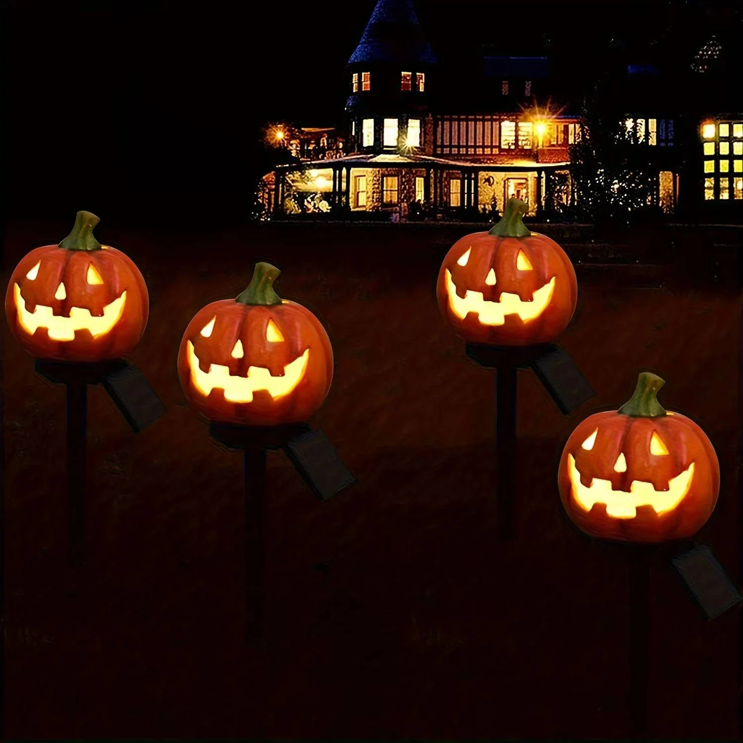 Light Up Pumpkin Decor Halloween Pathway Lights - Image 4