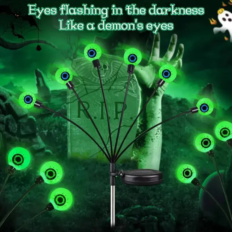 Lighted Halloween Eyeball Props Solar Garden Lights - Image 5