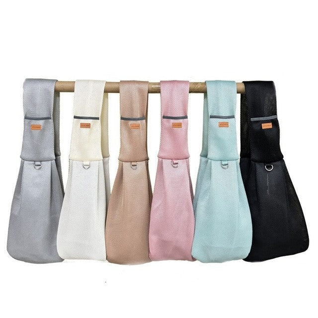 Lightweight & Breathable Crossbody Dog Sling Shoulder Bag - Image 7
