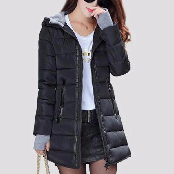 Long Quilted Coat For Women - Image 4