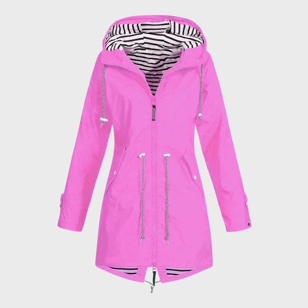 Long Rain Jacket For Women - Image 4