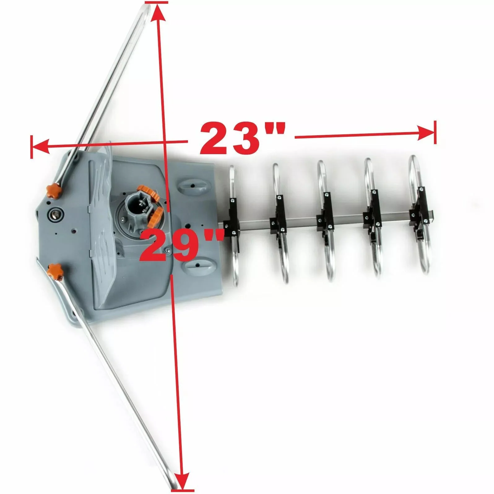 Long Range Digital HD TV Antenna With Full 360 Directional Motor And Mounting Pole - Image 10