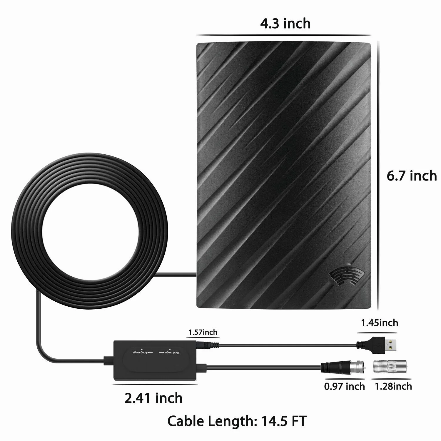 Long Range Indoor HDTV 4k Digital Antenna 600 - Image 8
