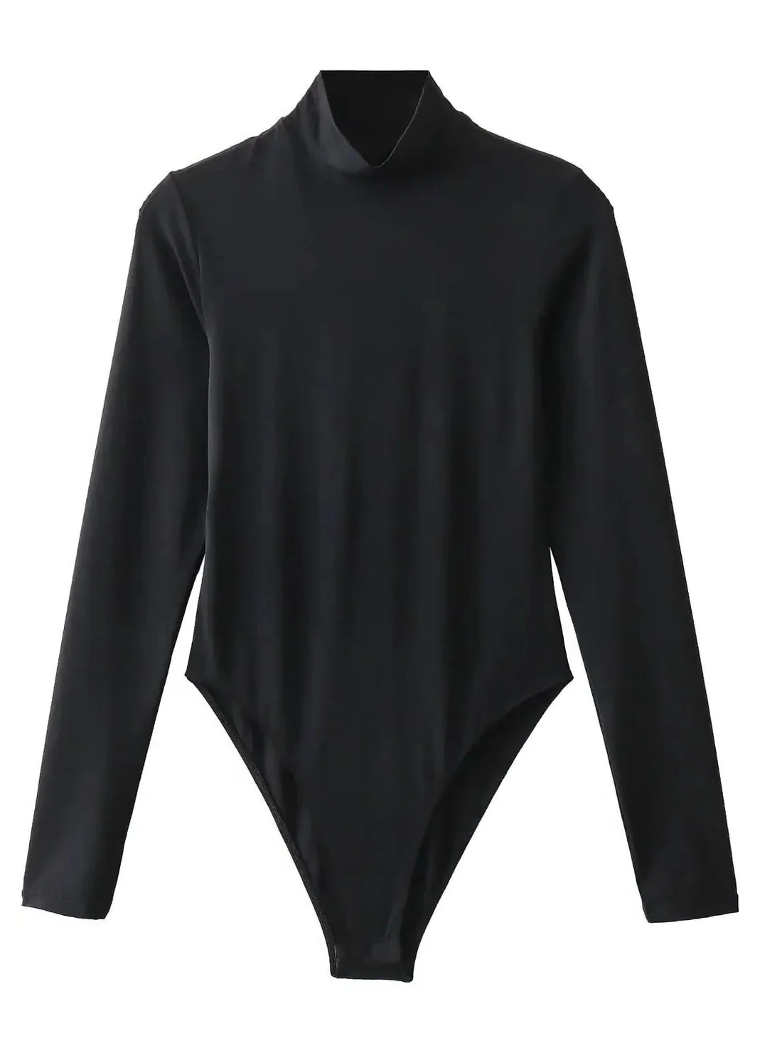 Long Sleeve Bodysuit - Turtleneck Collar - Image 5