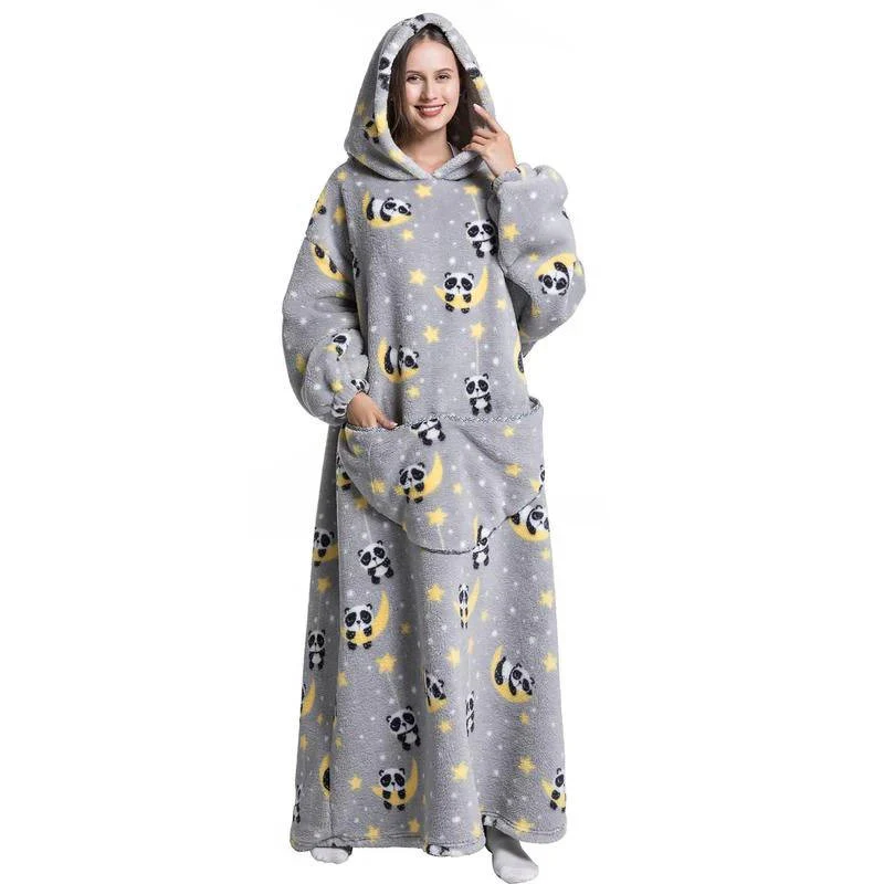 Long Wearable Blanket Hoodie - Image 10