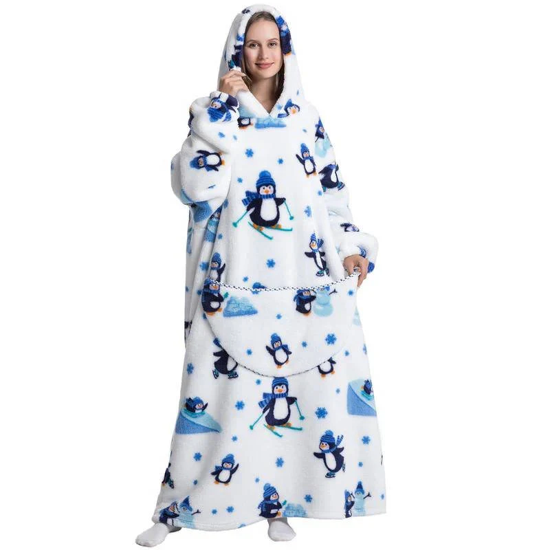 Long Wearable Blanket Hoodie - Image 12
