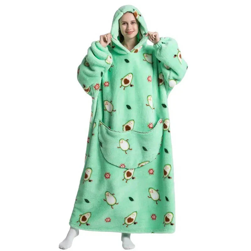 Long Wearable Blanket Hoodie - Image 5