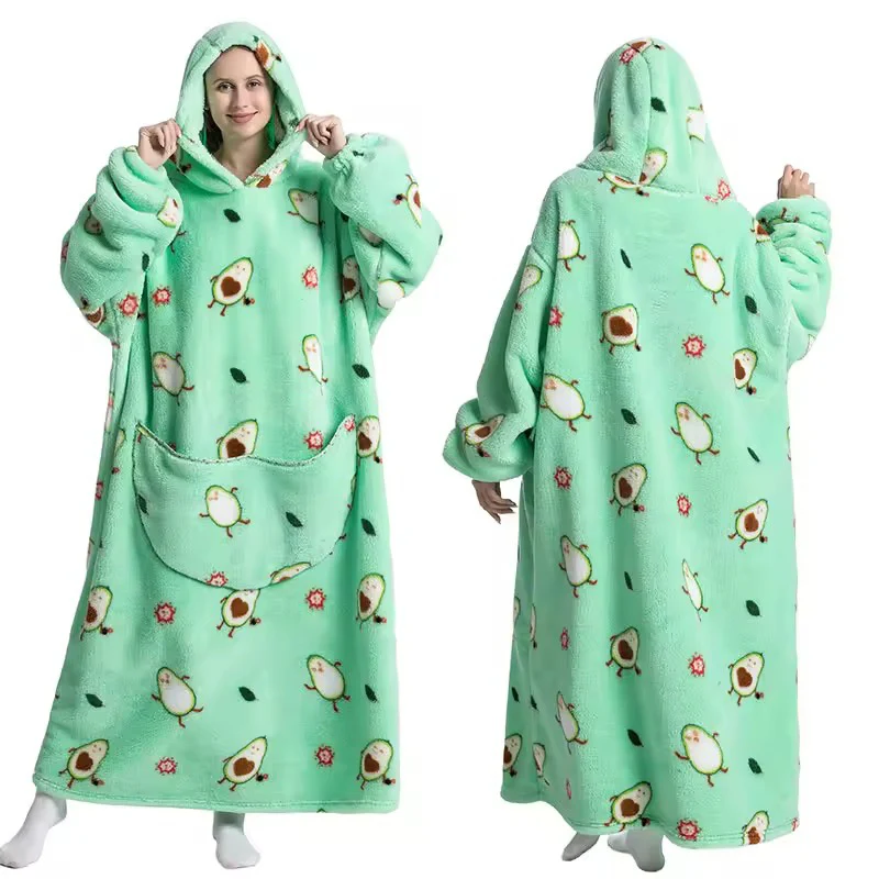 Long Wearable Blanket Hoodie - Image 6