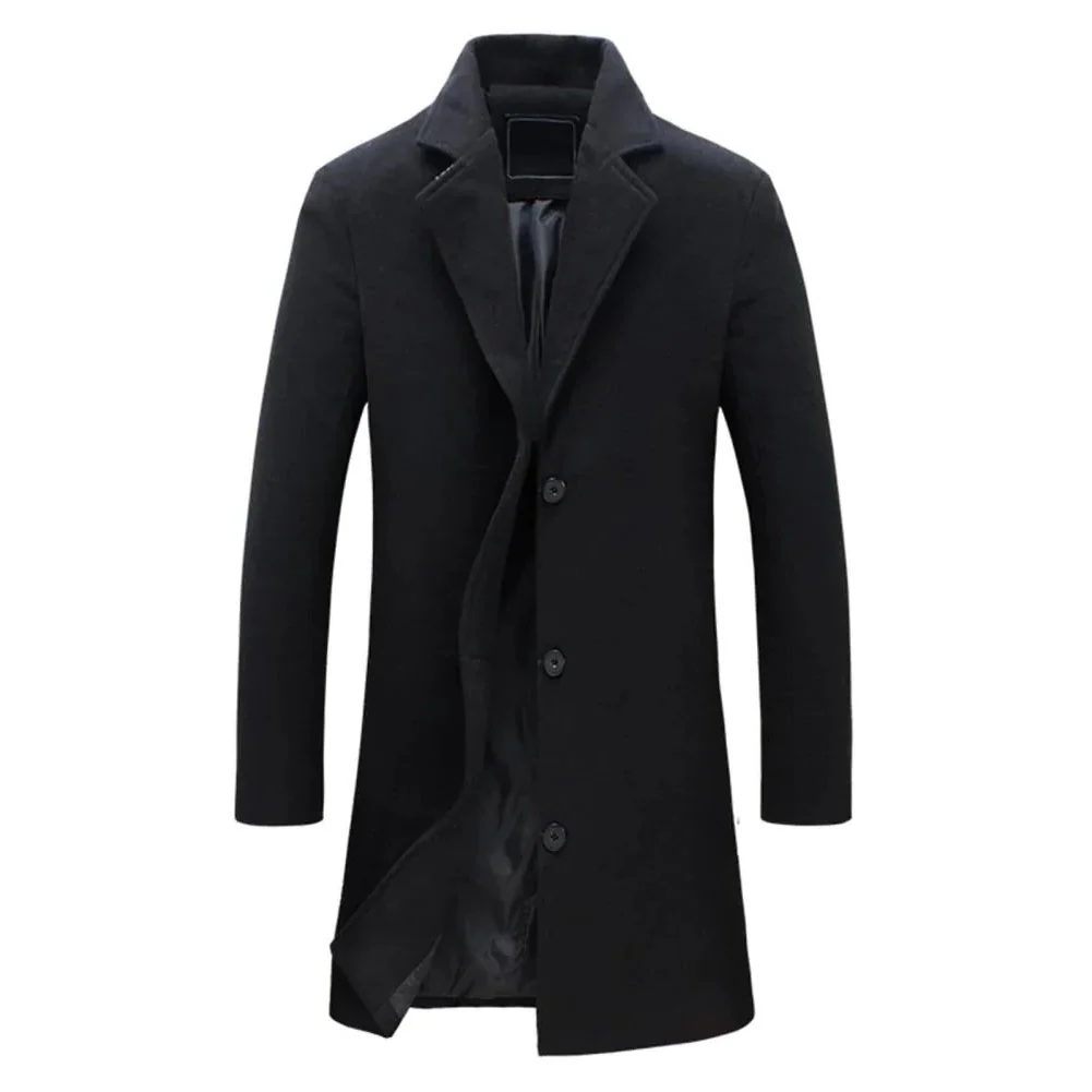 Long Winter Coat For Men - Image 2