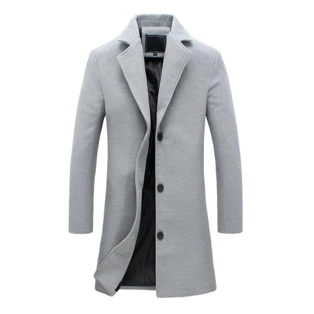 Long Winter Coat For Men - Image 3