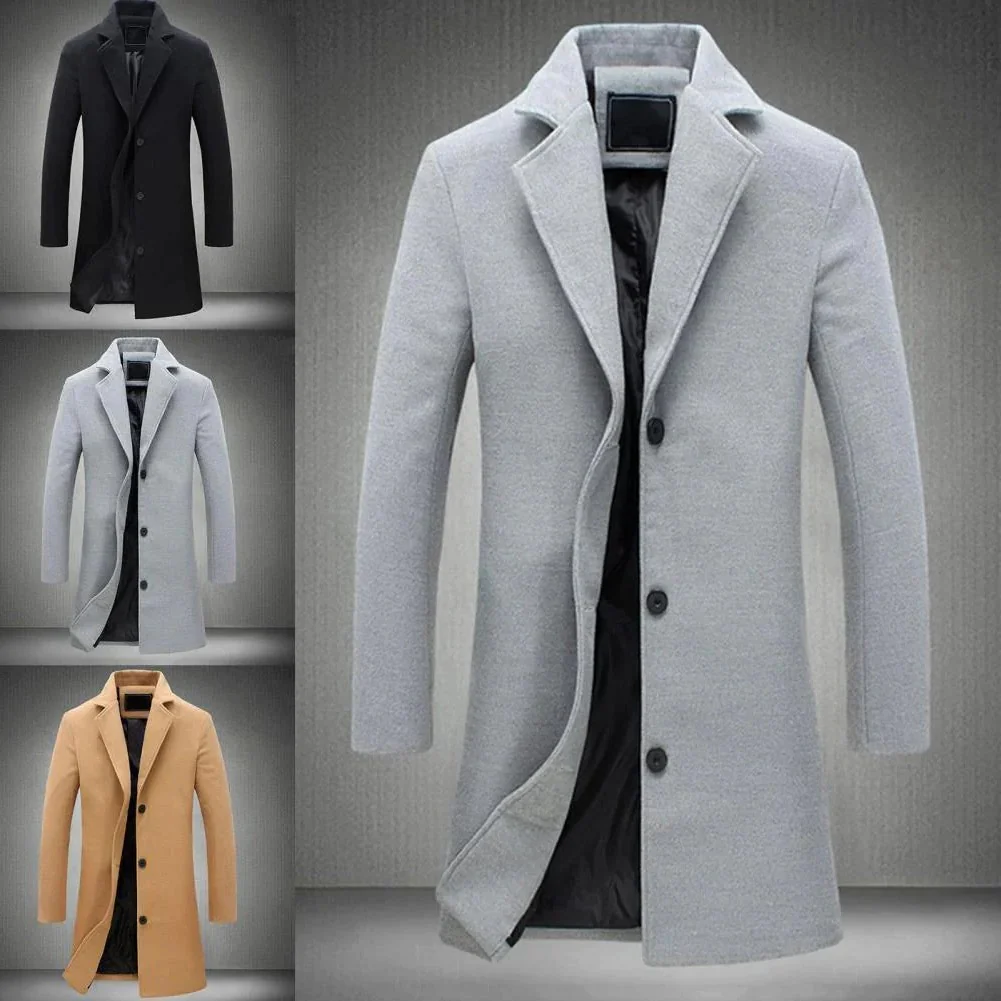 Long Winter Coat For Men - Image 4