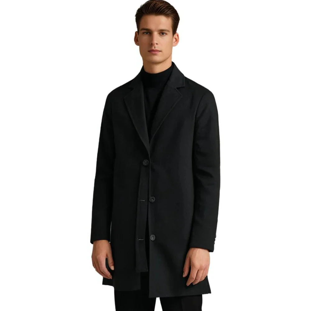Long Winter Coat For Men - Image 5