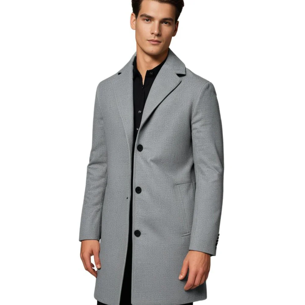 Long Winter Coat For Men - Image 7