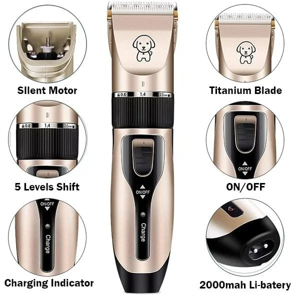 Low Noise Pet Grooming Clipper - Image 3