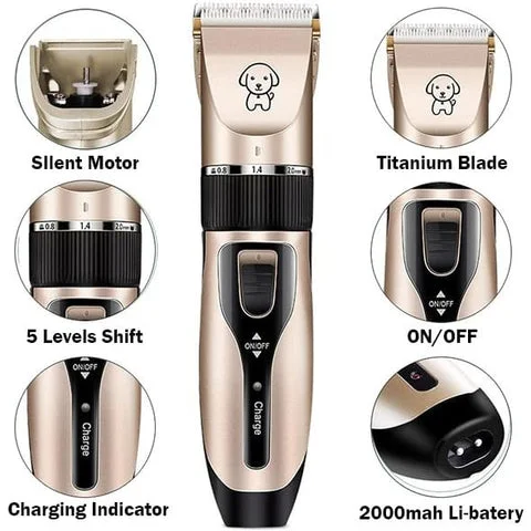 Low Noise Pet Grooming Clipper - Image 7