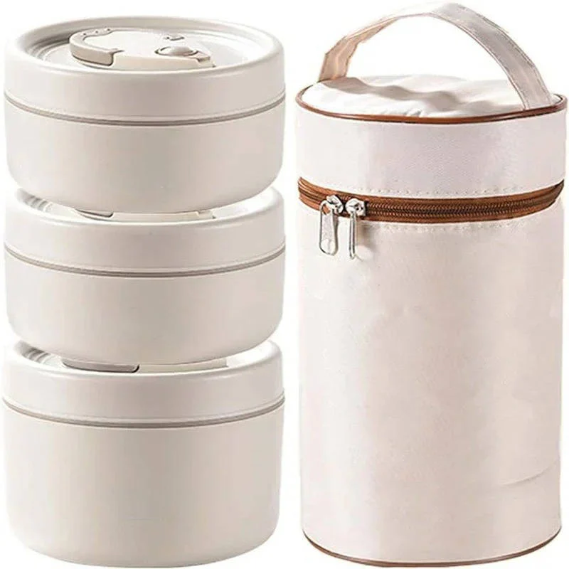 Lunch Box Stainless Steel Insulated Food Container Full Set - Image 4