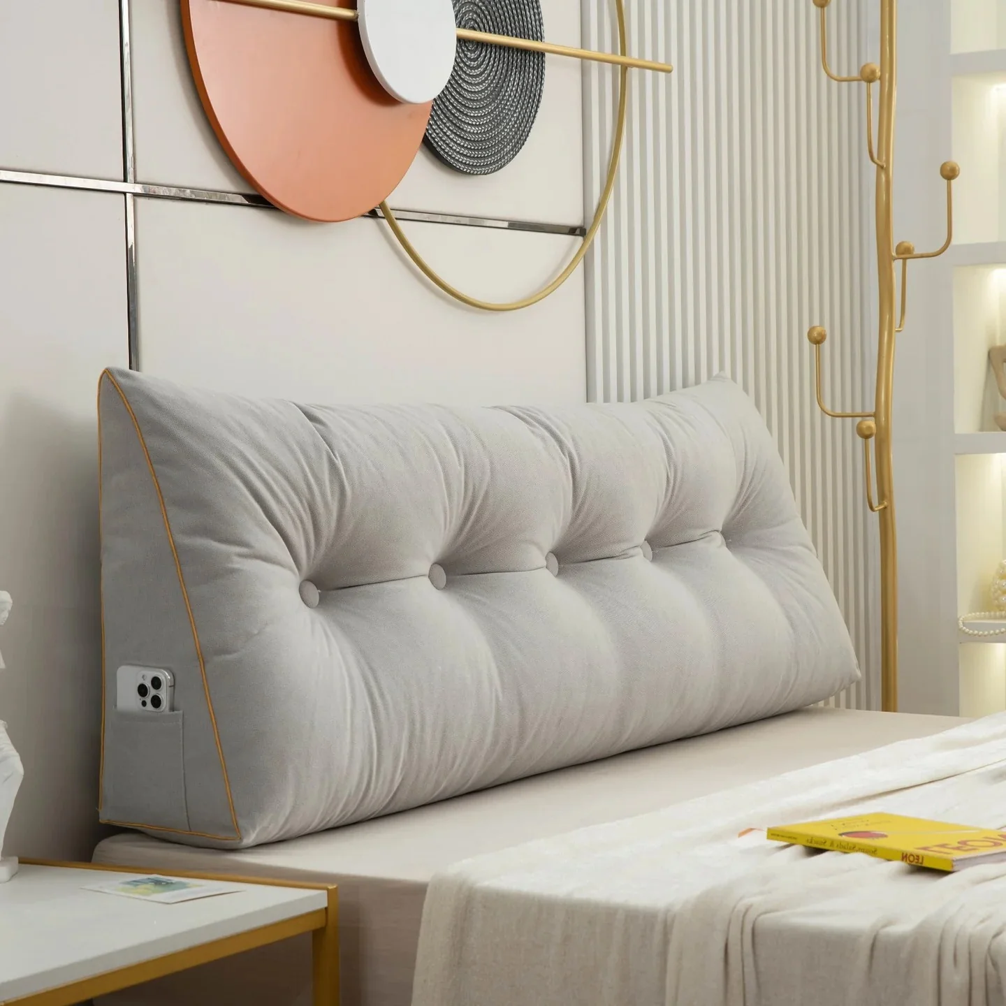 Luxury Chic Wedge Pillow - Image 3