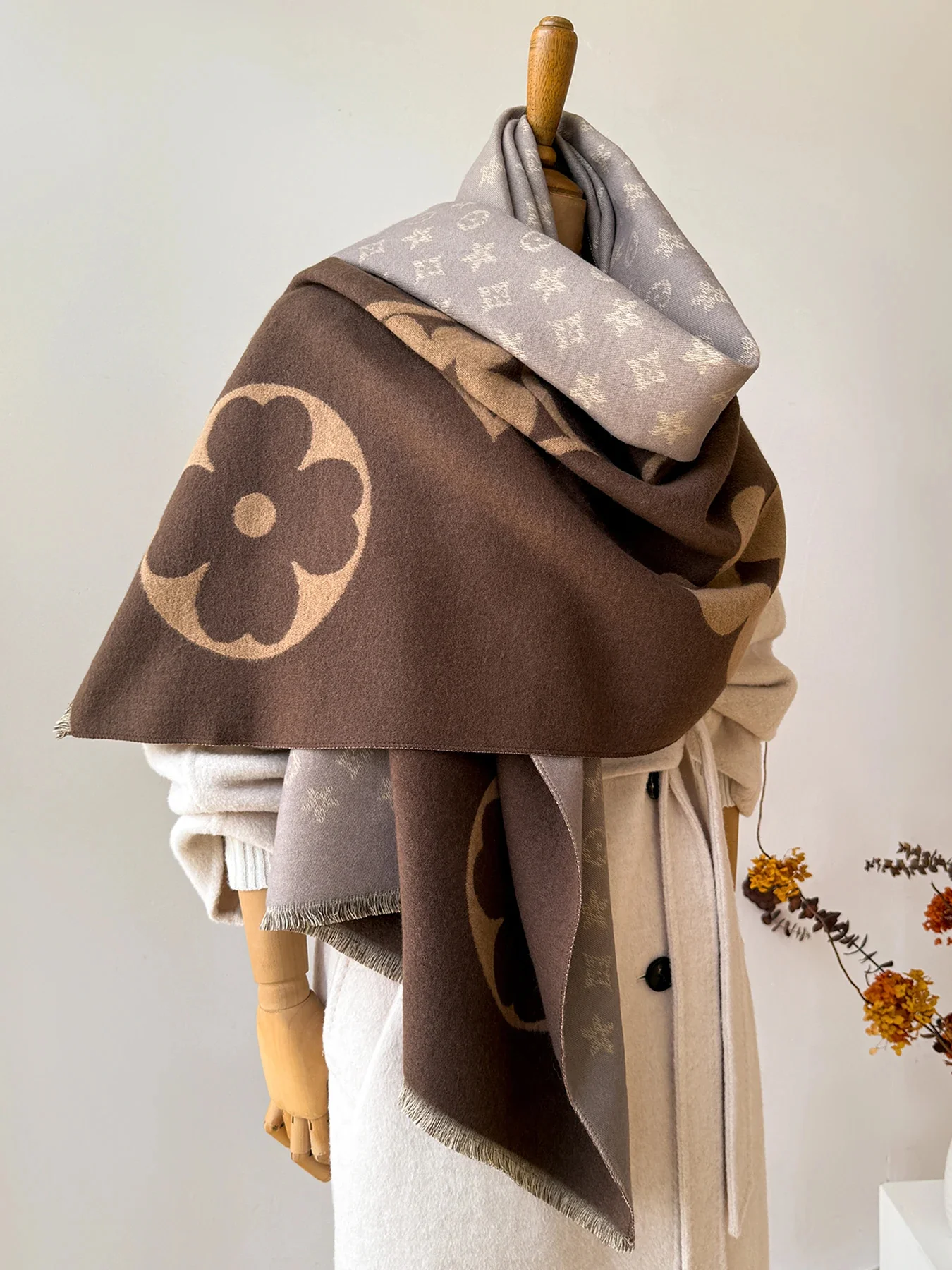 Luxury Faux Cashmere Winter Scarf Neck Warmer - Image 6