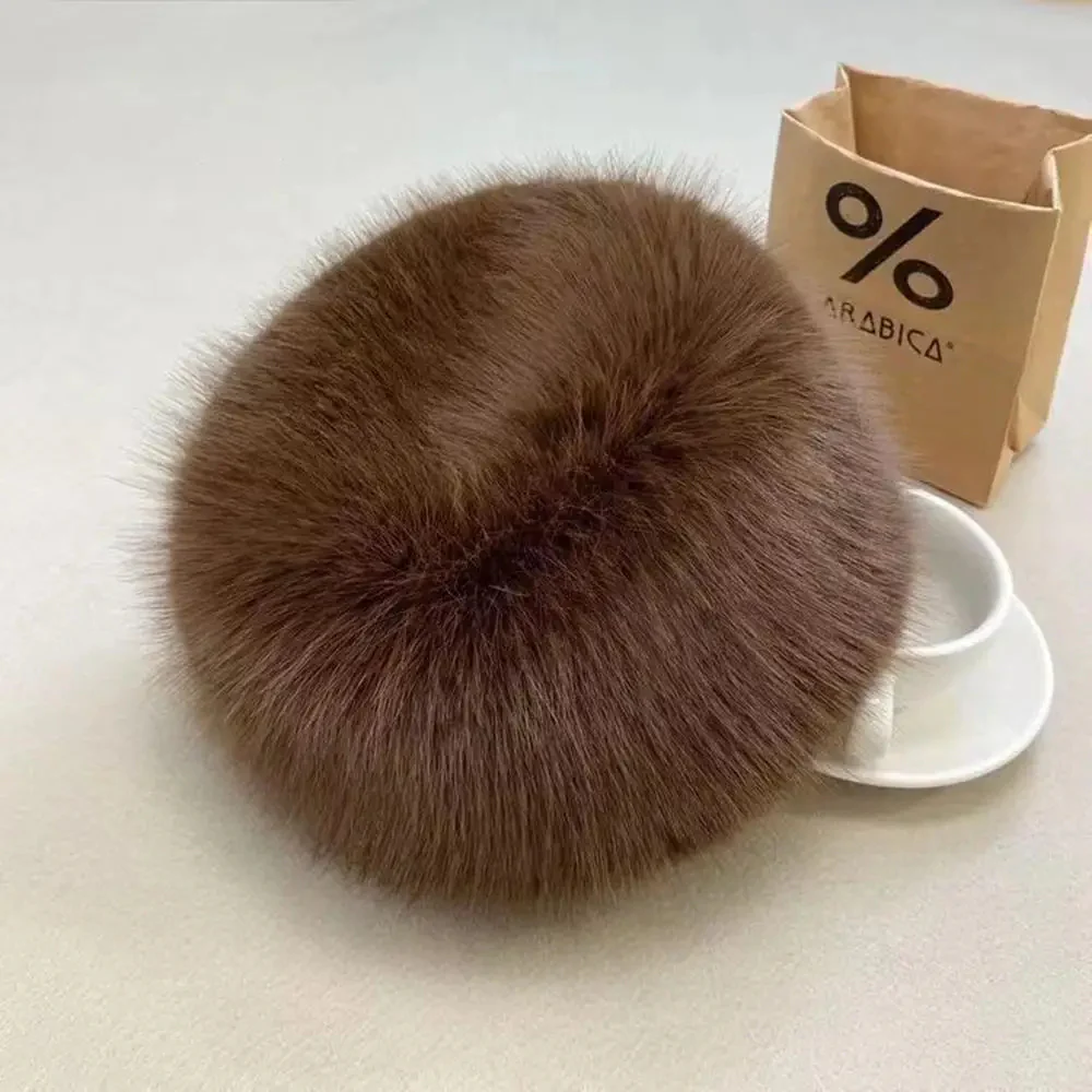 Luxury Faux Fur Winter Hat - Image 3