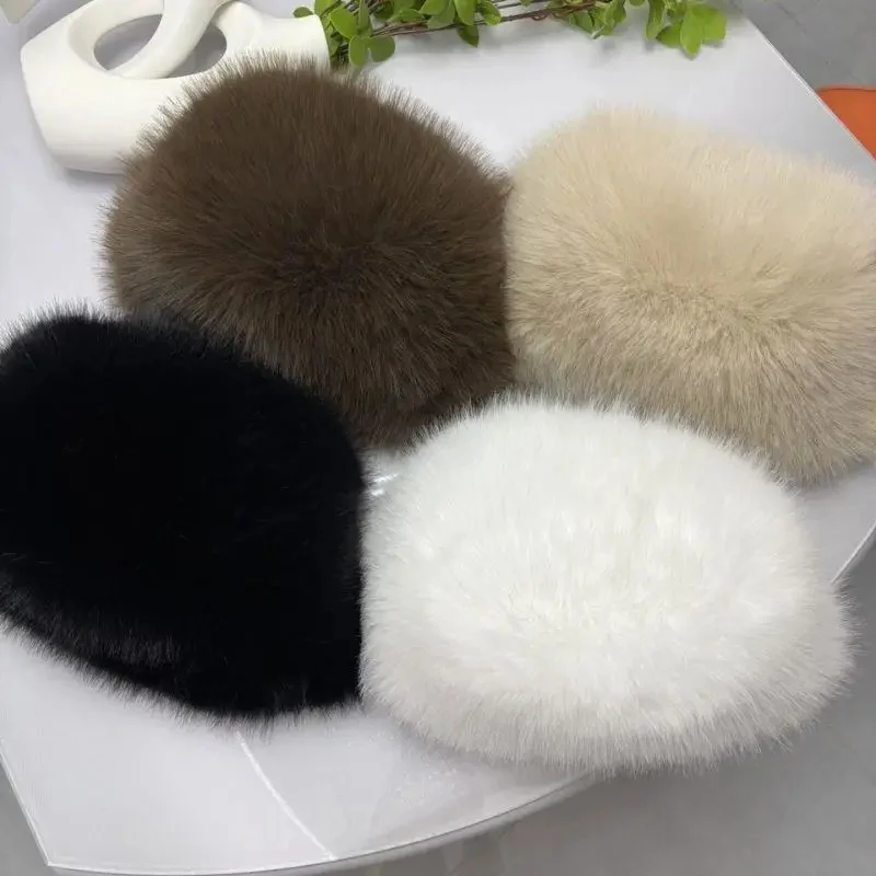 Luxury Faux Fur Winter Hat - Image 4