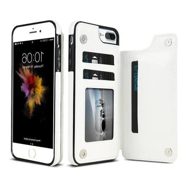 Luxury Leather Wallet Case For iPhone - Image 6