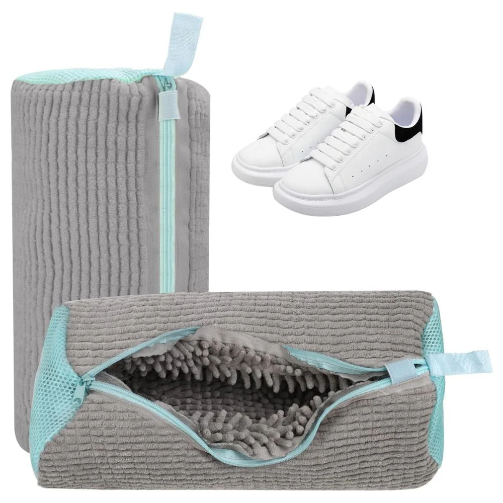 Machine Washable Sneakers Shoe Protector Washing Mesh Bag - Image 3