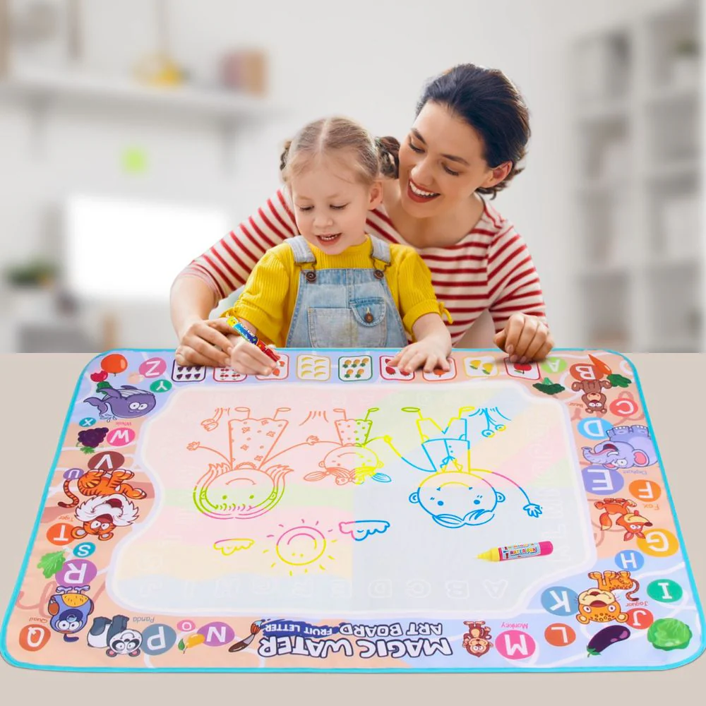 Magic Reusable Doodle Mat - No Mess Coloring Board for Kids - Image 2