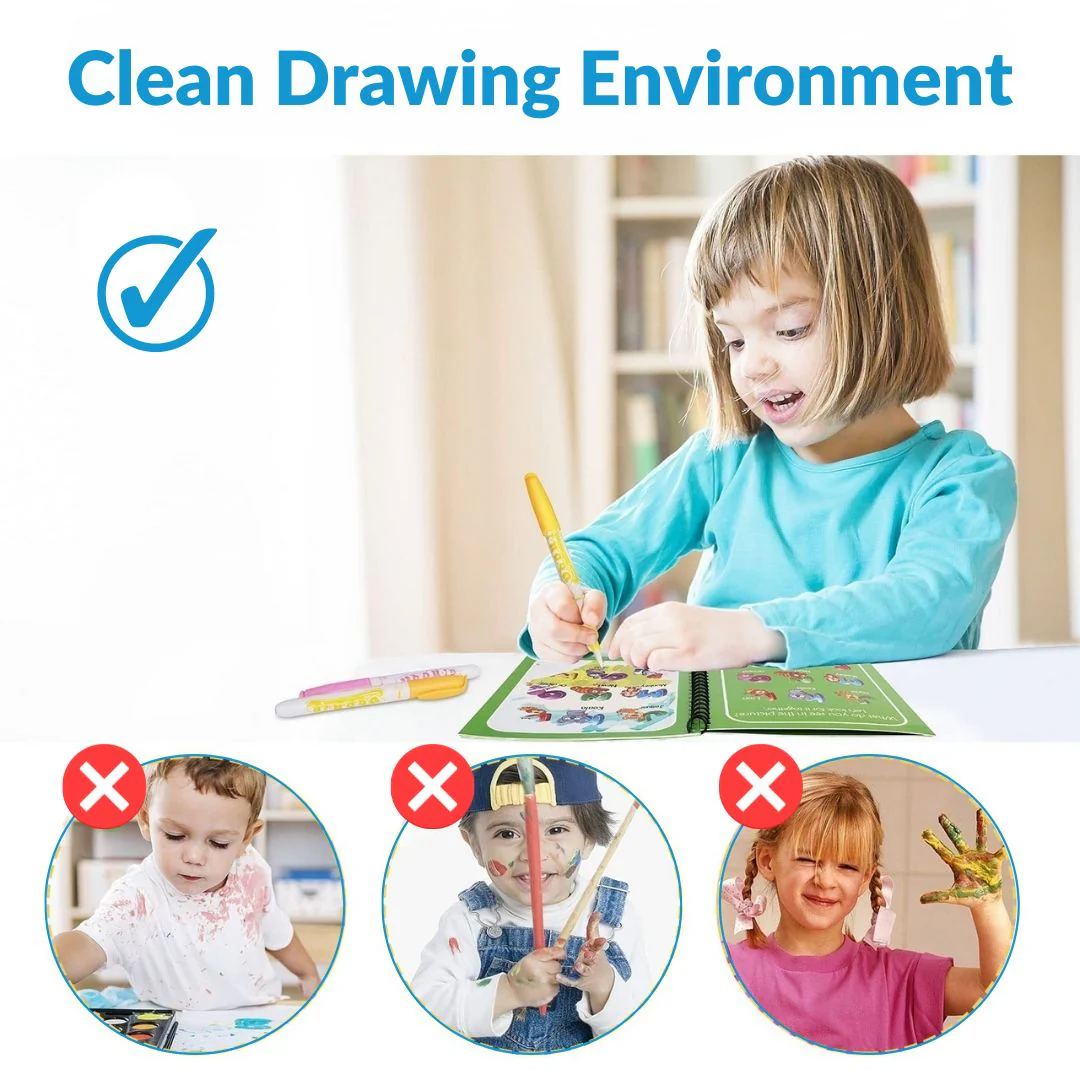 Magic Water Drawing Book - Image 2