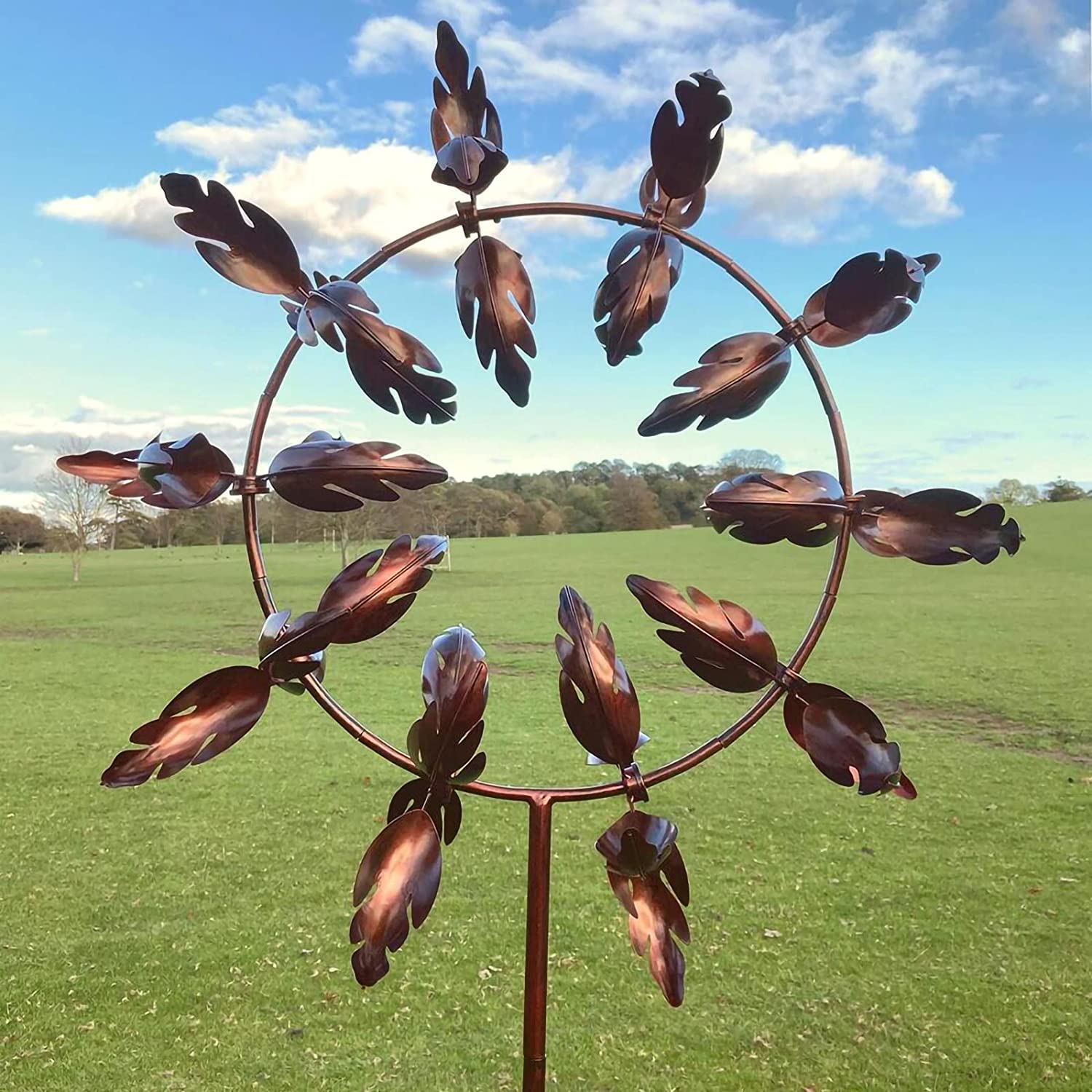 Magical metal windmill: Kinetic wind spinner for the garden - Image 3