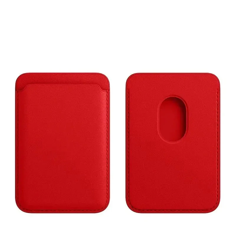 Magnetic Leather Card Holder Wallet for iPhone - Image 9