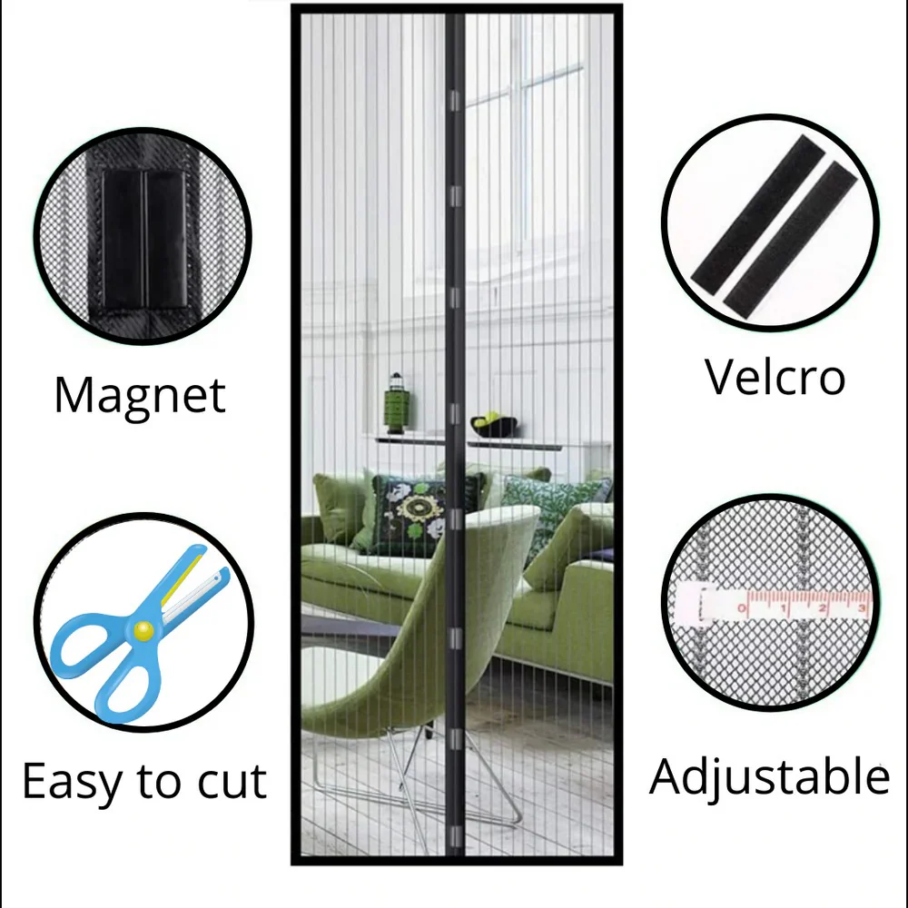 Magnetic Mosquito Screen for Doors - Image 6