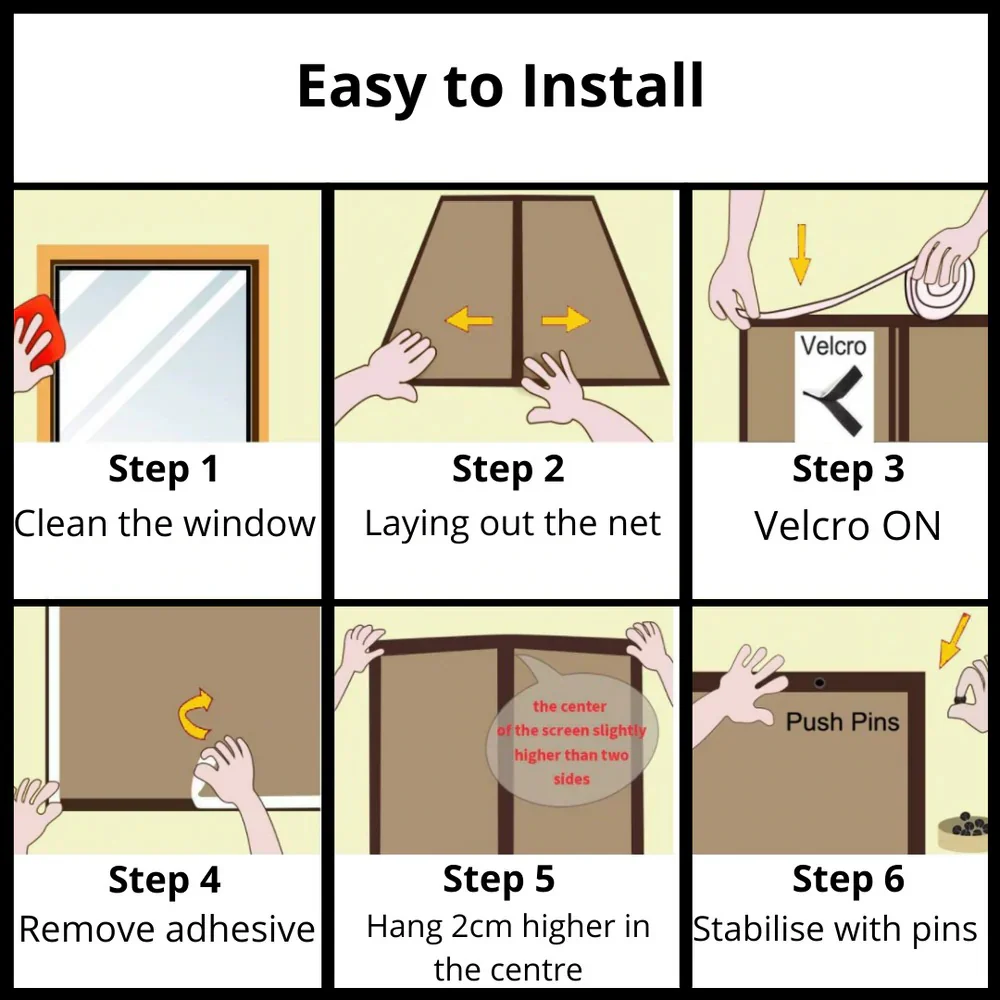 Magnetic Mosquito Screen for Doors - Image 7