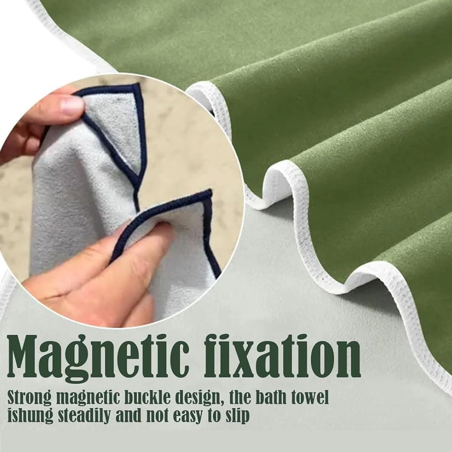 Magnetic Quick-Dry Beach Towel - Image 2