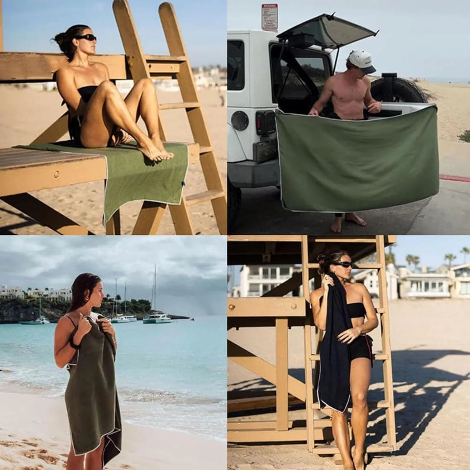 Magnetic Quick-Dry Beach Towel - Image 3