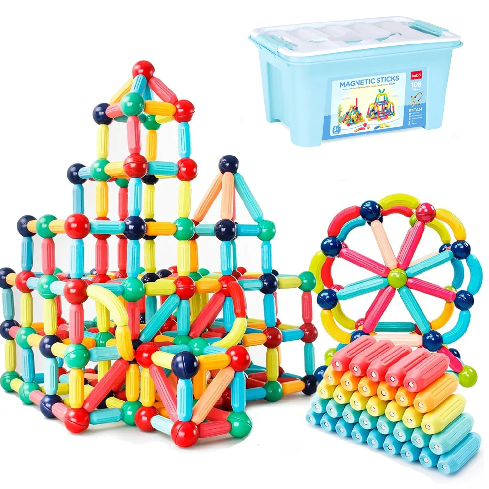 Magnetic Sticks Building Blocks | Montessori Educational Toys - Image 5