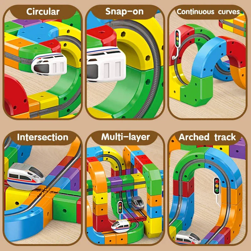 Magnetic Train Track Toy - Image 4
