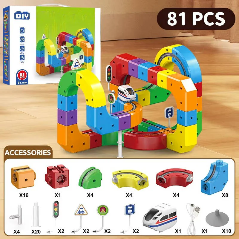 Magnetic Train Track Toy - Image 6