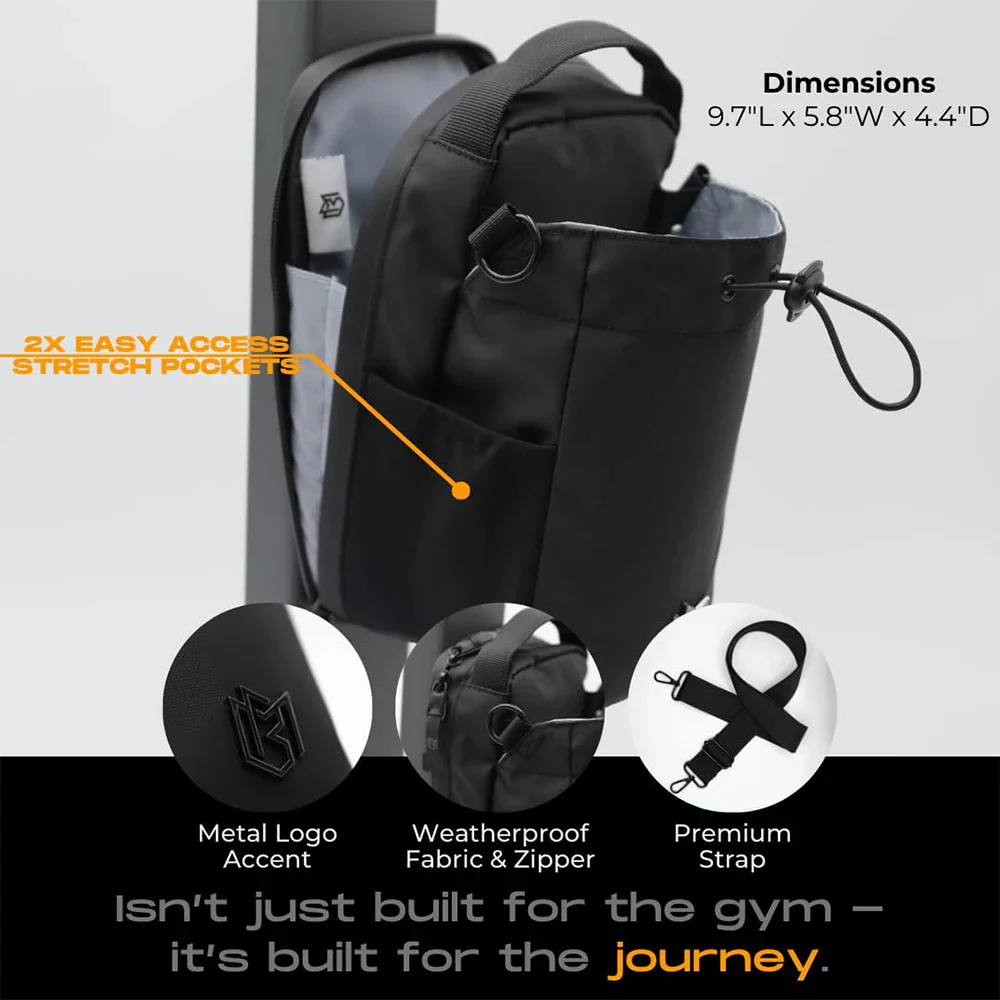 Magnetic Water Bottle Gym Bag - Image 5