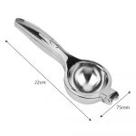 Manual Citrus Press Juicer For Oranges And Lemons, Stainless Steel - Image 2