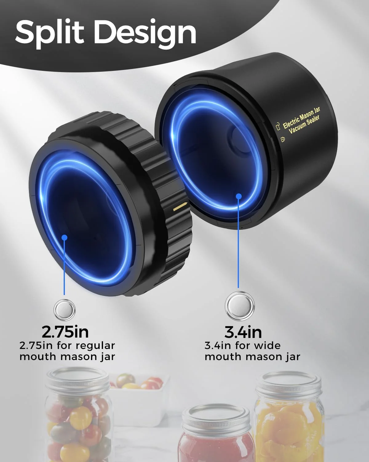 Mason Jar Electric Vacuum Sealer Kit - Image 4
