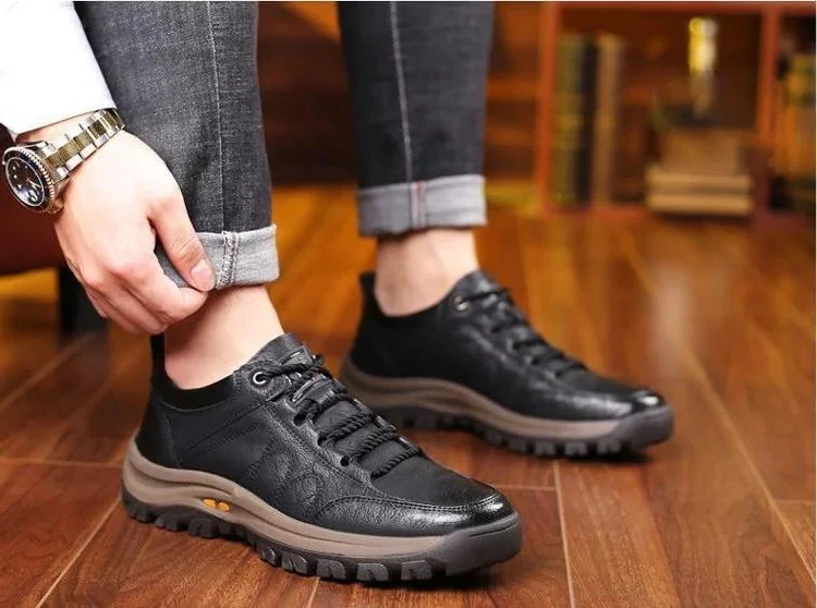 Men’s Casual Hand Stitching Arch Support & Non-slip Breathable Shoes - Image 4
