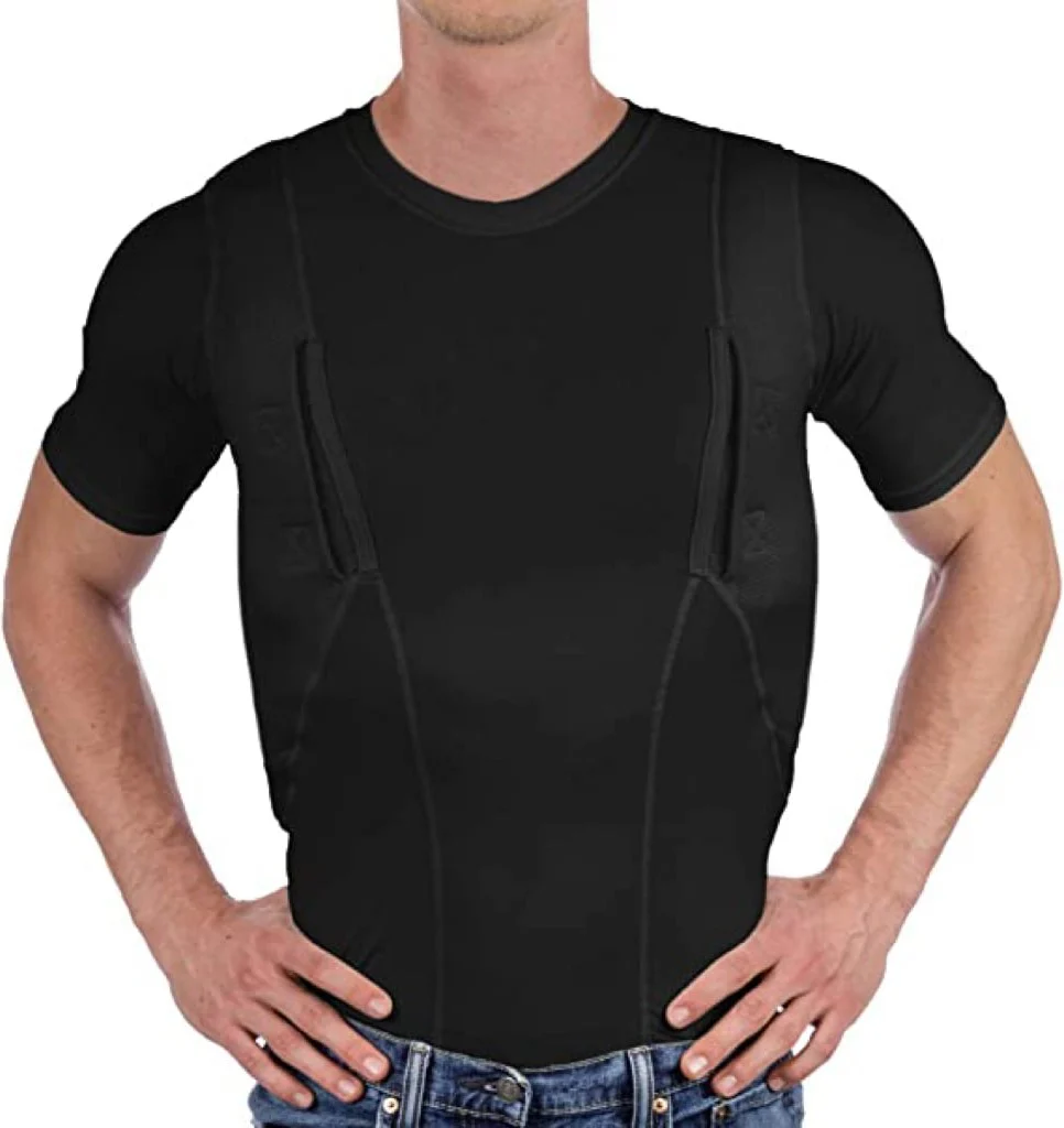 Men/women's Concealed Leather Holster T-shirt - Image 6