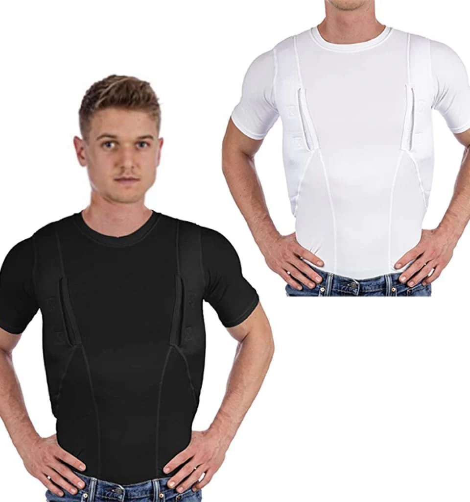 Men/women's Concealed Leather Holster T-shirt - Image 7