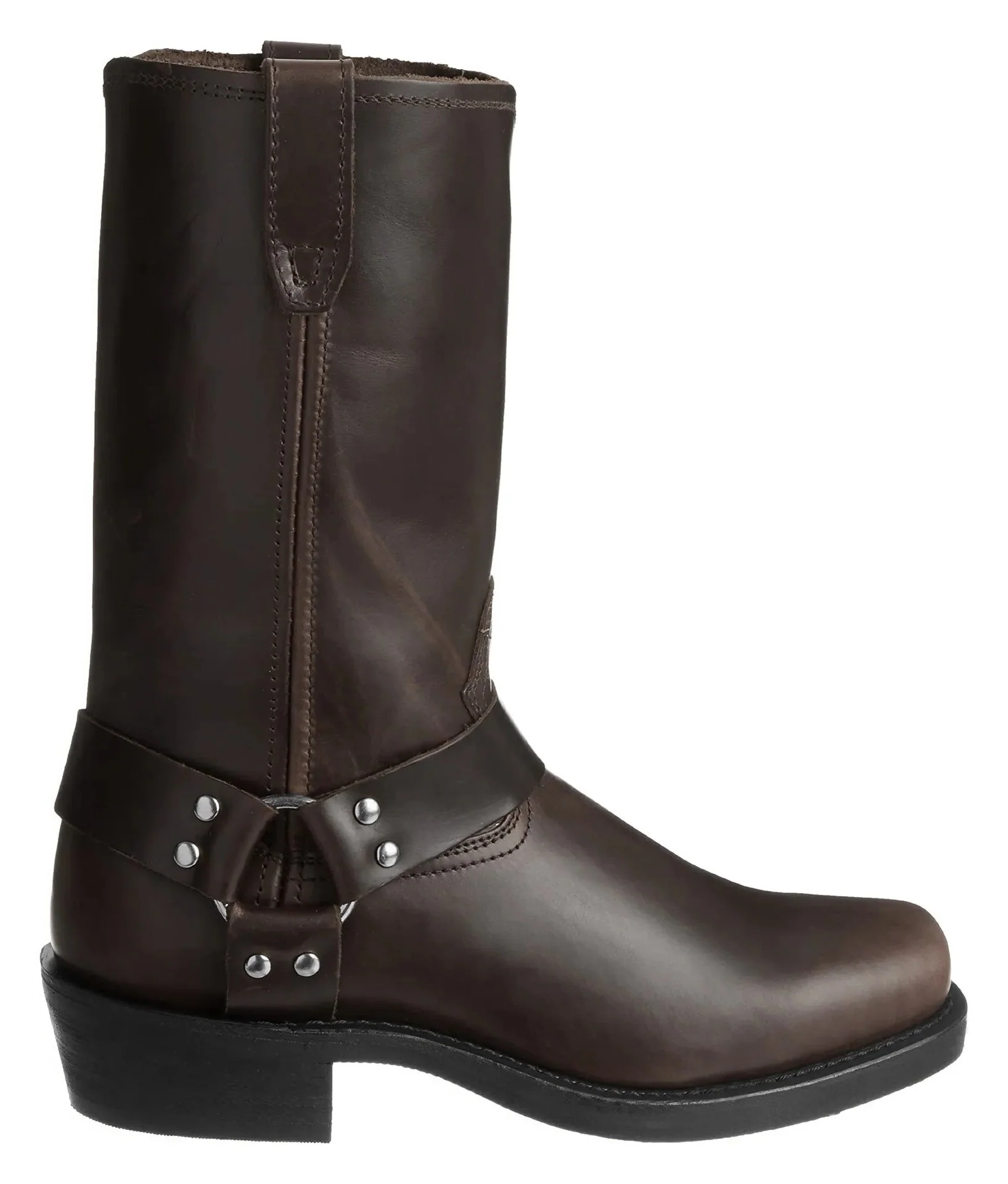 Men's Black Harness Boot - 11 Inch Tall - Image 2