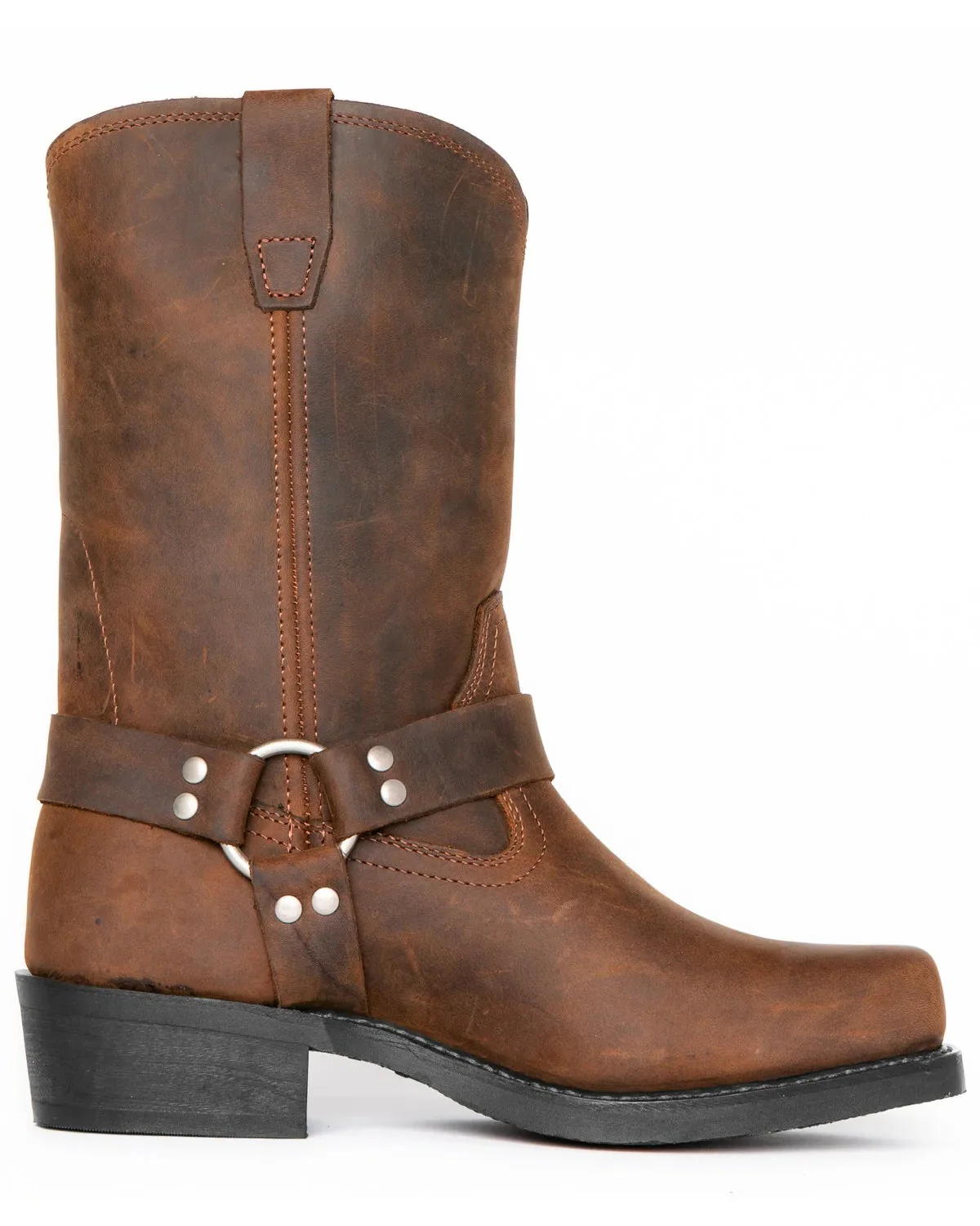 Men's Black Harness Boot - 11 Inch Tall - Image 3