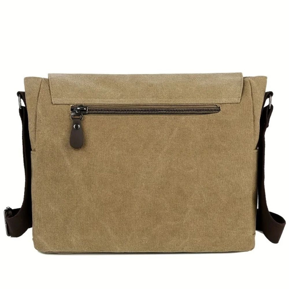 Mens Canvas Satchel Messenger Sling Bag - Image 6